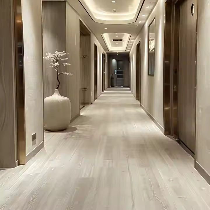 أرضيات فينيل وخشبية مقاومة للماء LVP 5 مم LVT SPC من الخيزران
