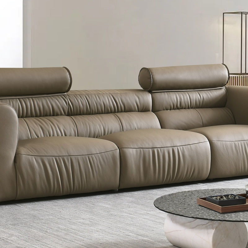 Jinxuan Series Leather sofa, Italian light Luxury four-seater GINSON. CB3732-海智集-
