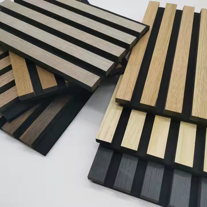 أخشاب لتكسية الجدران وعزل الصوت وبناء المنازل وشبكات الجدران وتصميم نموذج ثلاثي الأبعاد ولوحة حائط WPC حديثة