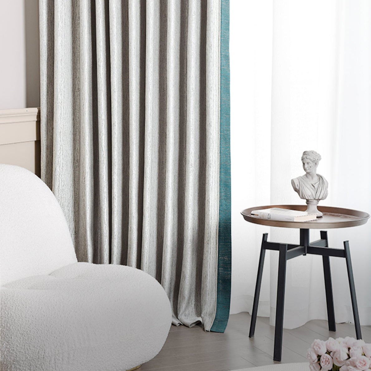 Moonlight Concerto Curtains: Double-layer woven structure enhances durability-海智集-