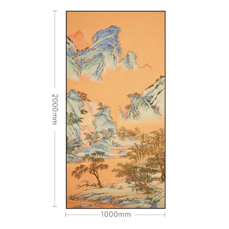 Decorative Art-Chunshan Yinshang Scroll - Orange-海智集-