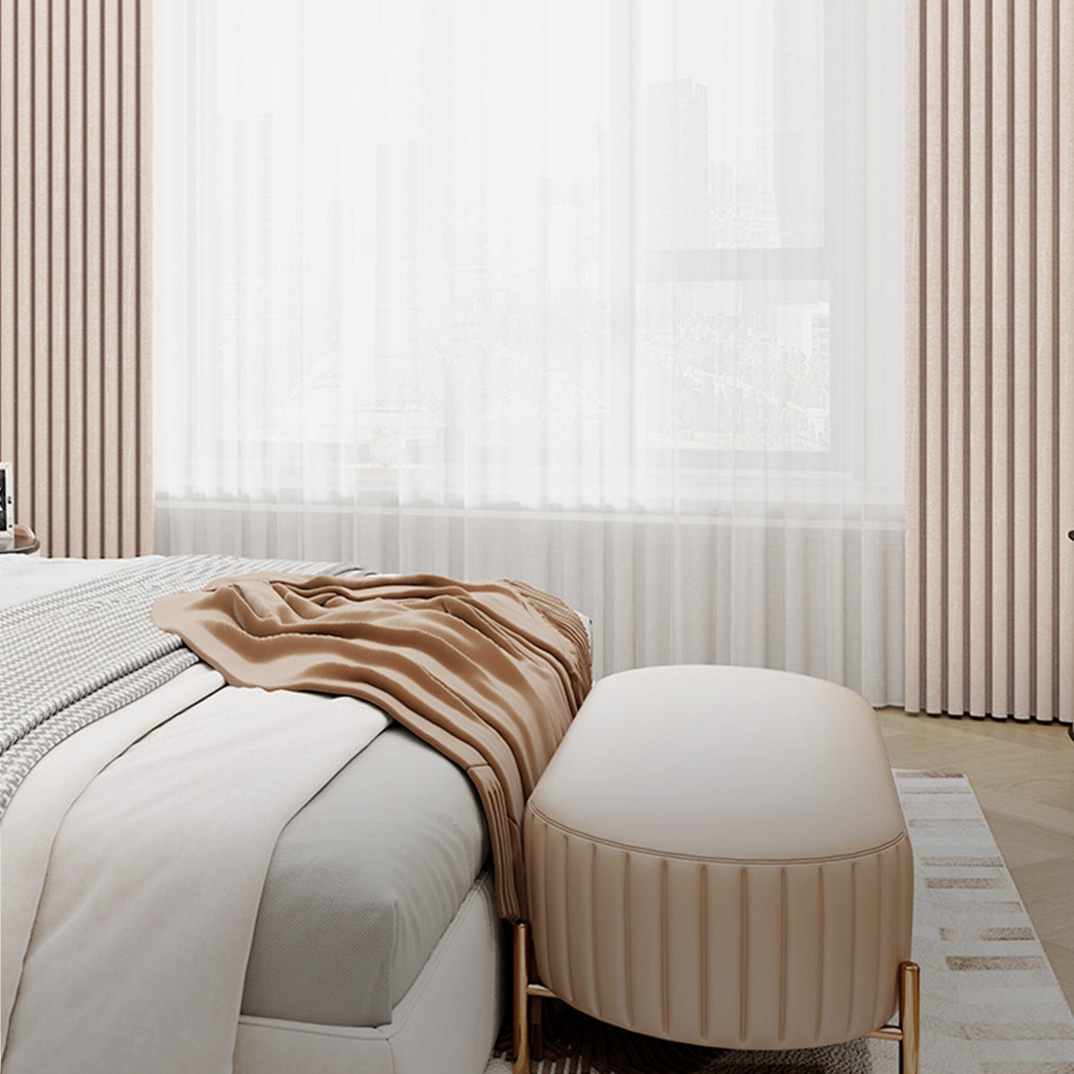 Pink lotus curtain: Delicate patterns are directly woven into the fabric, presenting a lasting and elegant three-dimensional texture-海智集-