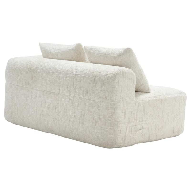 UNITED WE WIN Chenille Loveseat Sofa,Minimalist Modular Couches Sleeper for Living Room Bedroom Apartment Lounge-海智集-Default-