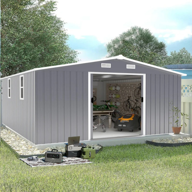 Campcraft 0.25mm color steel plate, surface protective film, Two daylight Windows, A practical and thoughtful gift,two colors can be freely selected storage sheds-海智集-Default-