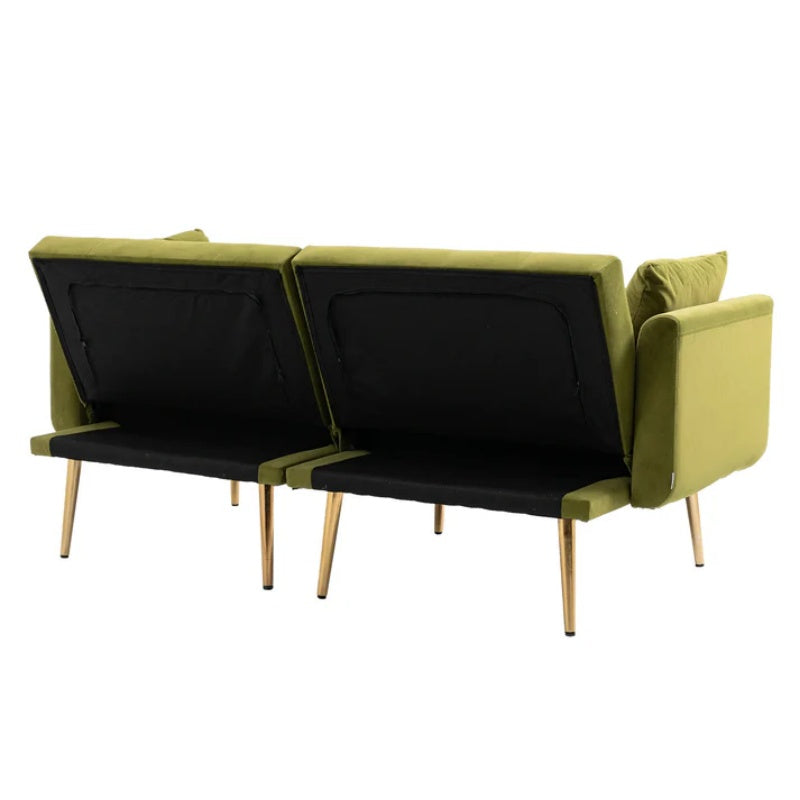 COOLMORE Velvet Sofa , Accent sofa .loveseat sofa with metal feet-海智集-Default-