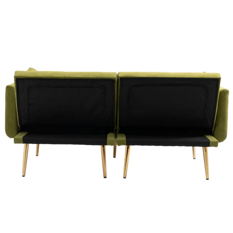 COOLMORE Velvet Sofa , Accent sofa .loveseat sofa with metal feet-海智集-Default-