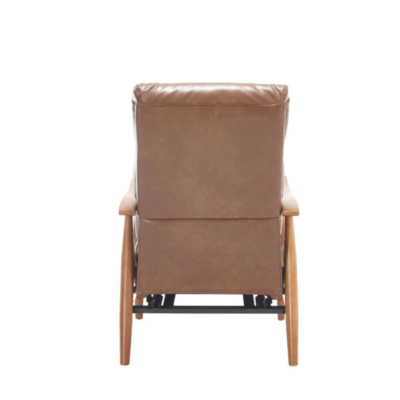 COOLMORE Wood Frame Armchair, Modern Accent Chair Lounge Chair for Living Room-海智集-Default-