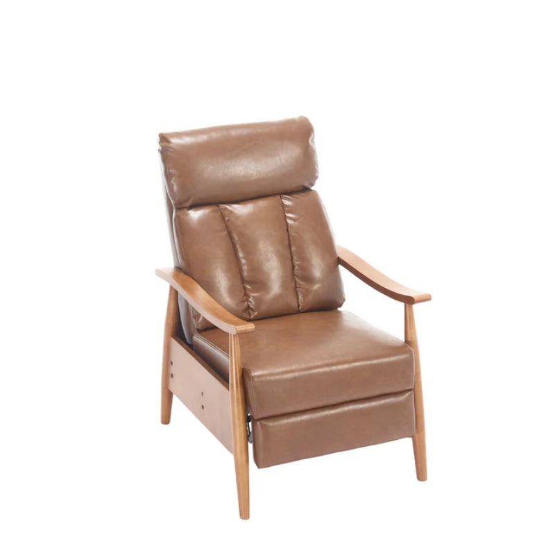 COOLMORE Wood Frame Armchair, Modern Accent Chair Lounge Chair for Living Room-海智集-Default-