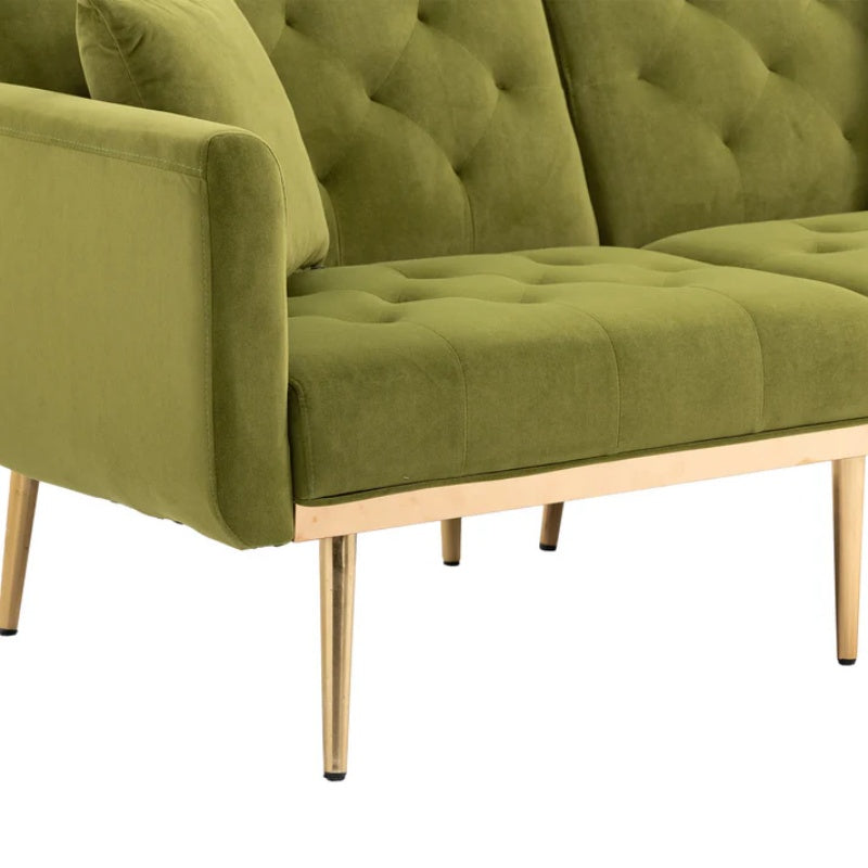 COOLMORE Velvet Sofa , Accent sofa .loveseat sofa with metal feet-海智集-Default-
