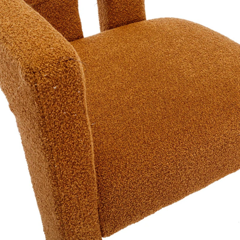 COOLMORE Contemporary Designed Fabric Upholstered Accent/Dining Chair /Barrel Side Chairs Kitchen Armchair for Living Room 2PC/SET-海智集-Default-