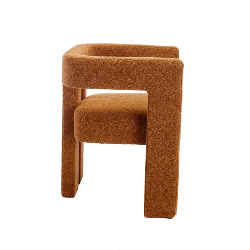 COOLMORE Contemporary Designed Fabric Upholstered Accent/Dining Chair /Barrel Side Chairs Kitchen Armchair for Living Room 2PC/SET-海智集-Default-