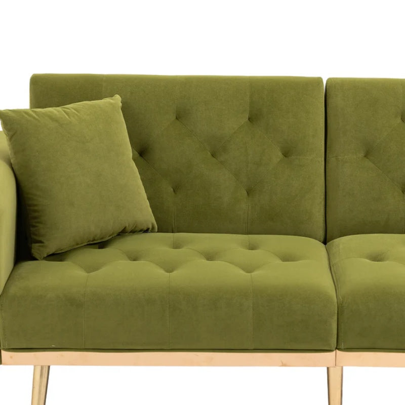COOLMORE Velvet Sofa , Accent sofa .loveseat sofa with metal feet-海智集-Default-