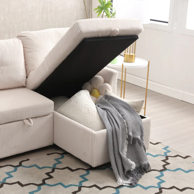 UNITED WE WIN-Furniture, modular L-shaped sofa, modular long sofa with reversible chaise lounge, Sofa bed, Sleeper sofa, modular sofa combination with storage seats.-海智集-Default-