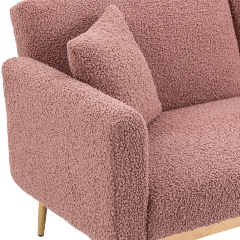 COOLMORE Velvet Sofa , Accent sofa .loveseat sofa with metal feet-海智集-Default-