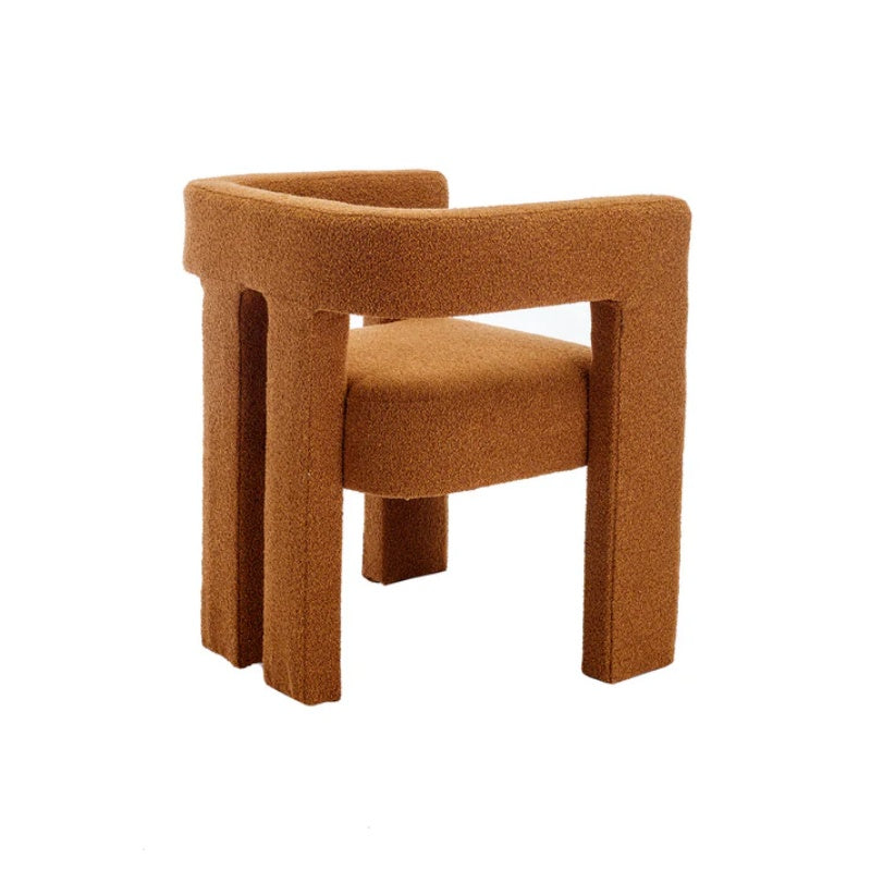 COOLMORE Contemporary Designed Fabric Upholstered Accent/Dining Chair /Barrel Side Chairs Kitchen Armchair for Living Room 2PC/SET-海智集-Default-