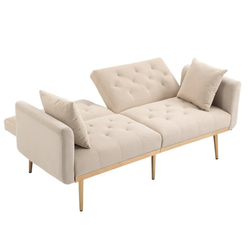COOLMORE Velvet Sofa , Accent sofa .loveseat sofa with metal feet-海智集-Default-