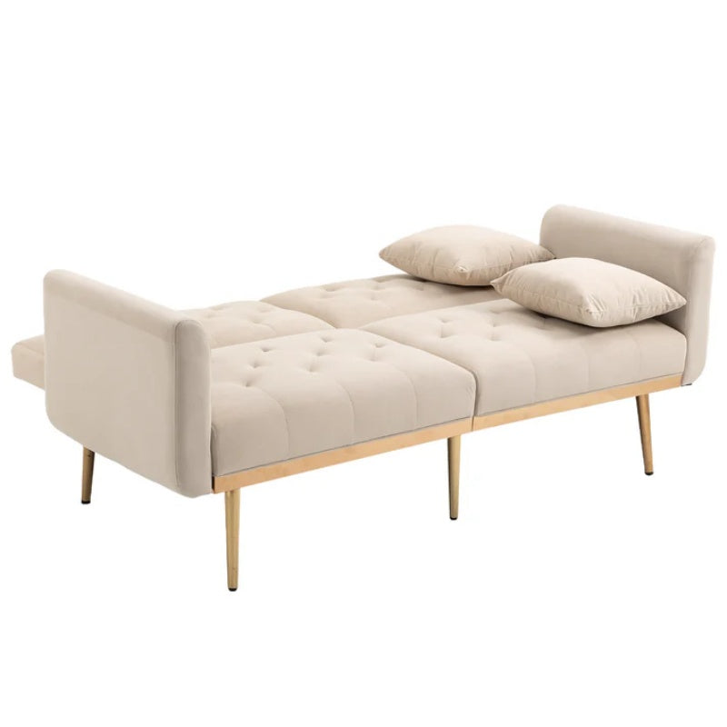 COOLMORE Velvet Sofa , Accent sofa .loveseat sofa with metal feet-海智集-Default-