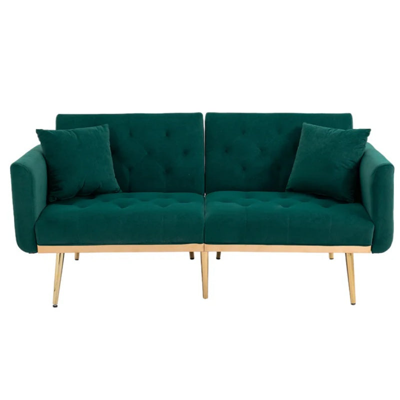 COOLMORE Velvet Sofa , Accent sofa .loveseat sofa with metal feet-海智集-Default-