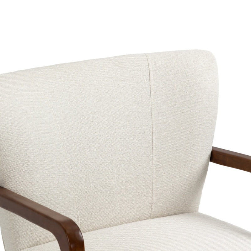 COOLMORE Wood Frame Armchair, Modern Accent Chair Lounge Chair for Living Room-海智集-Default-
