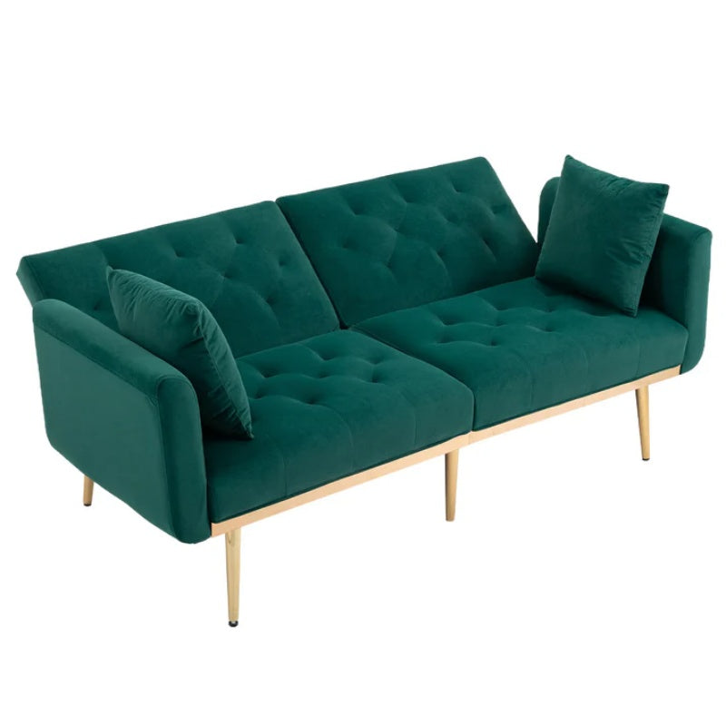 COOLMORE Velvet Sofa , Accent sofa .loveseat sofa with metal feet-海智集-Default-