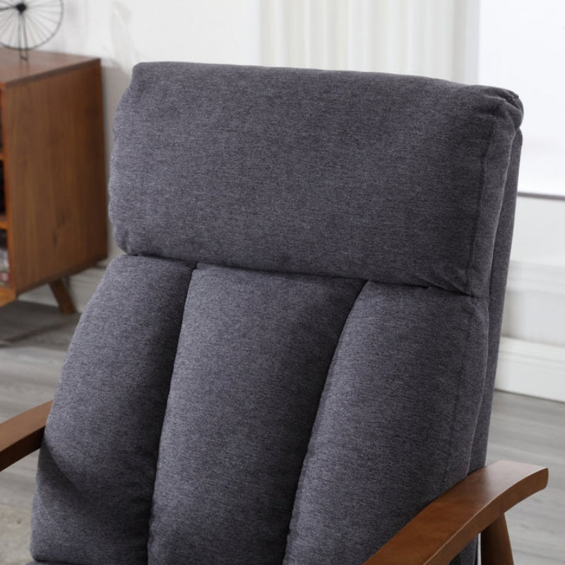 COOLMORE Wood Frame Armchair, Modern Accent Chair Lounge Chair for Living Room-海智集-Default-