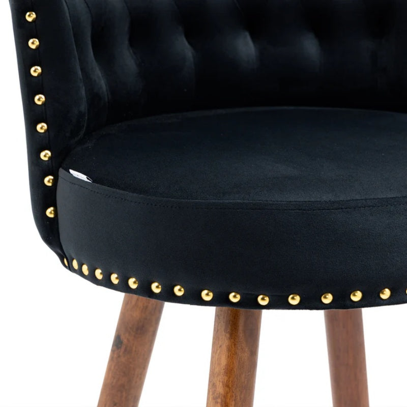 COOLMORE Swivel Bar Stools with Backrest Footrest ,with a fixed height of 360 degrees-海智集-Default-