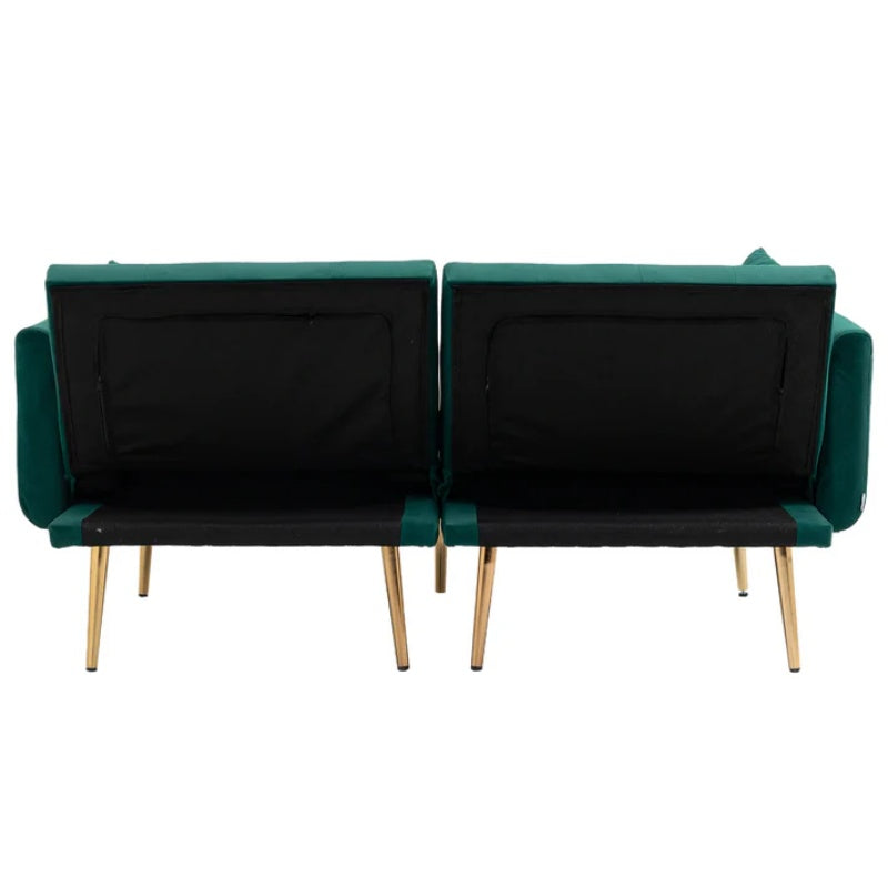 COOLMORE Velvet Sofa , Accent sofa .loveseat sofa with metal feet-海智集-Default-