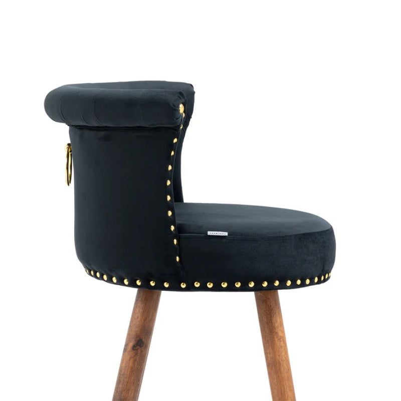 COOLMORE Swivel Bar Stools with Backrest Footrest ,with a fixed height of 360 degrees-海智集-Default-