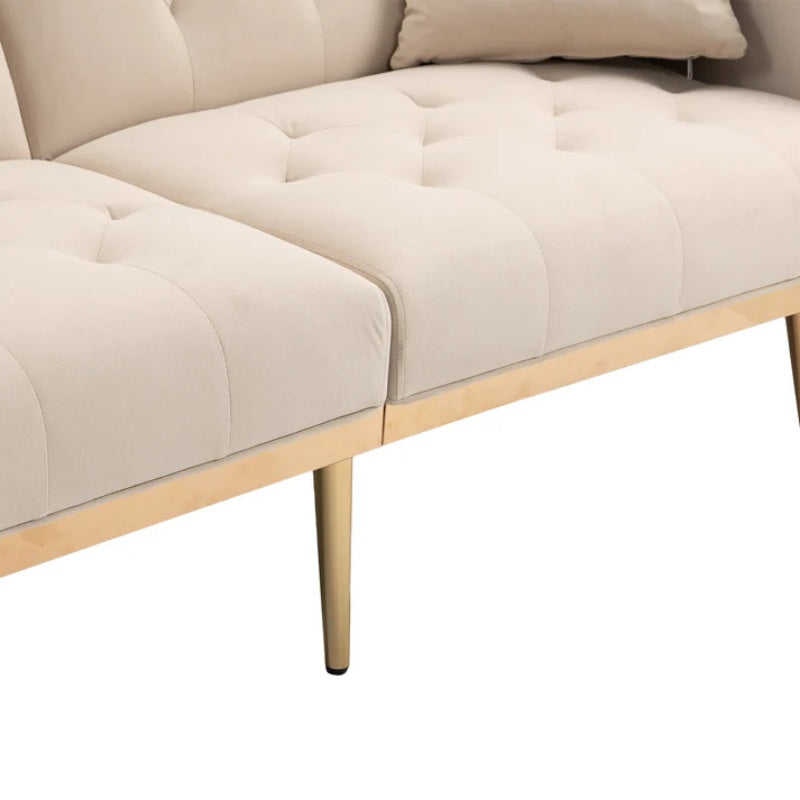 COOLMORE Velvet Sofa , Accent sofa .loveseat sofa with metal feet-海智集-Default-