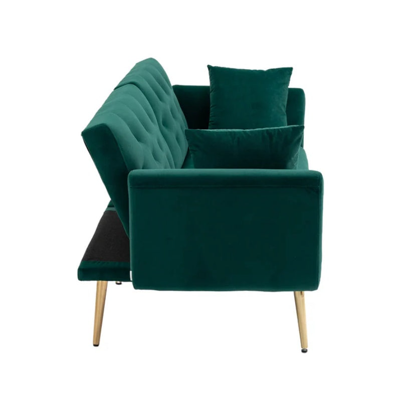 COOLMORE Velvet Sofa , Accent sofa .loveseat sofa with metal feet-海智集-Default-