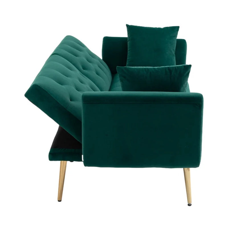 COOLMORE Velvet Sofa , Accent sofa .loveseat sofa with metal feet-海智集-Default-