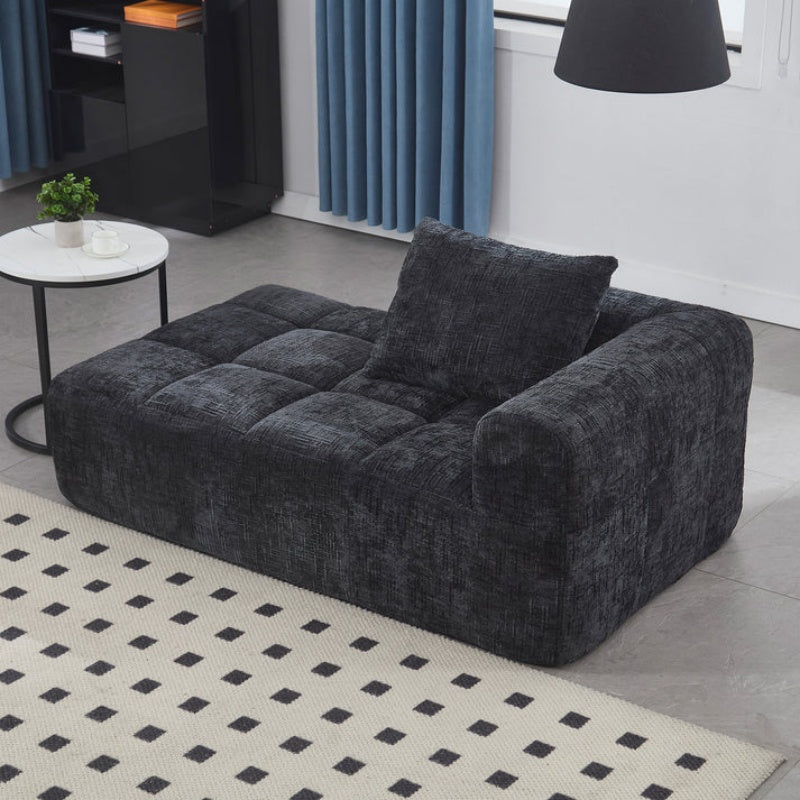 UNITED WE WIN Chenille Loveseat Sofa,Minimalist Modular Couches Sleeper for Living Room Bedroom Apartment Lounge-海智集-Default-