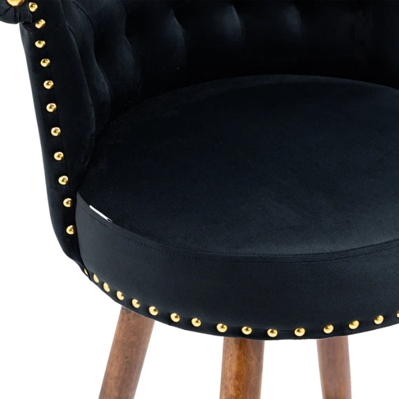 COOLMORE Swivel Bar Stools with Backrest Footrest ,with a fixed height of 360 degrees-海智集-Default-