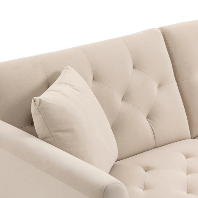 COOLMORE Velvet Sofa , Accent sofa .loveseat sofa with metal feet-海智集-Default-
