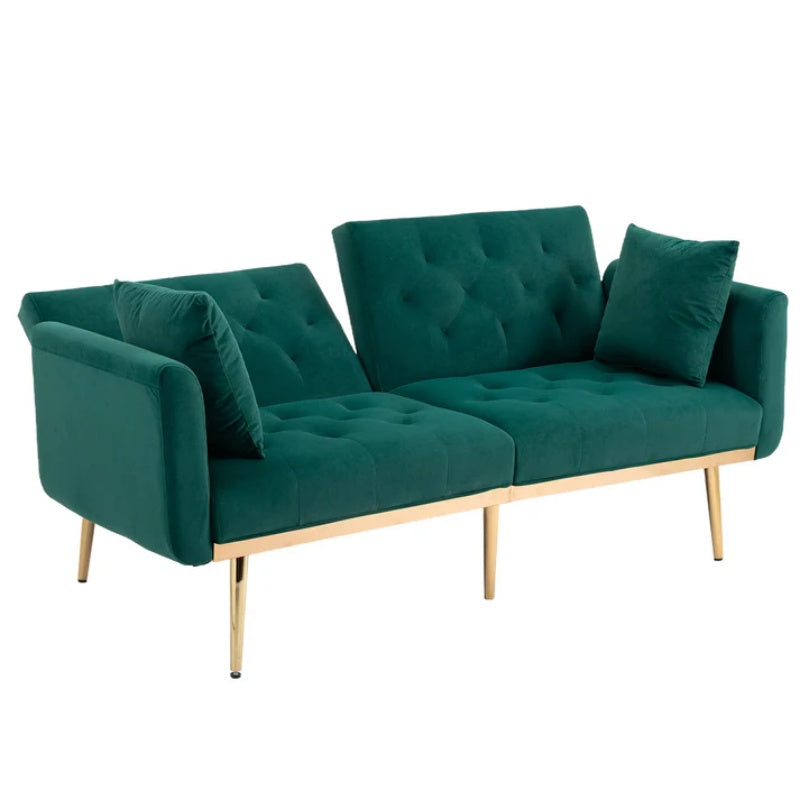 COOLMORE Velvet Sofa , Accent sofa .loveseat sofa with metal feet-海智集-Default-