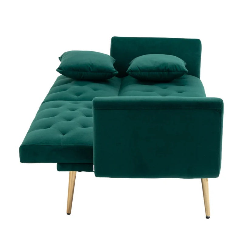 COOLMORE Velvet Sofa , Accent sofa .loveseat sofa with metal feet-海智集-Default-