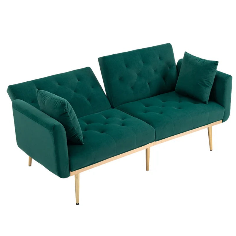 COOLMORE Velvet Sofa , Accent sofa .loveseat sofa with metal feet-海智集-Default-