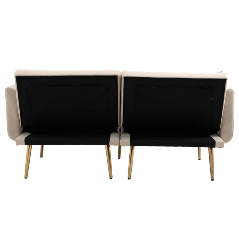 COOLMORE Velvet Sofa , Accent sofa .loveseat sofa with metal feet-海智集-Default-