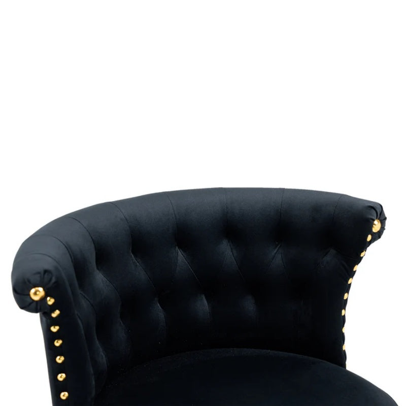 COOLMORE Swivel Bar Stools with Backrest Footrest ,with a fixed height of 360 degrees-海智集-Default-
