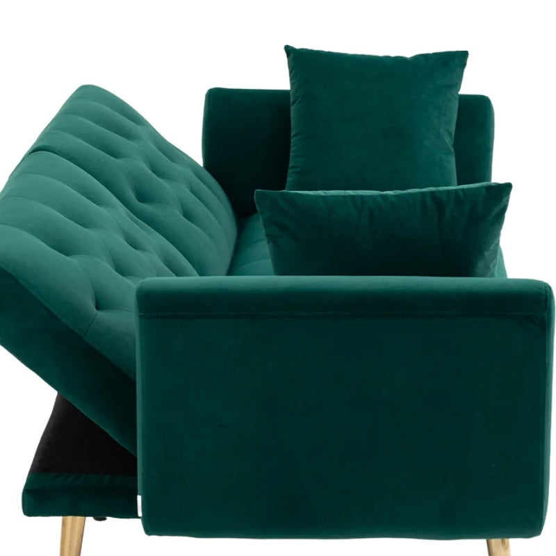 COOLMORE Velvet Sofa , Accent sofa .loveseat sofa with metal feet-海智集-Default-