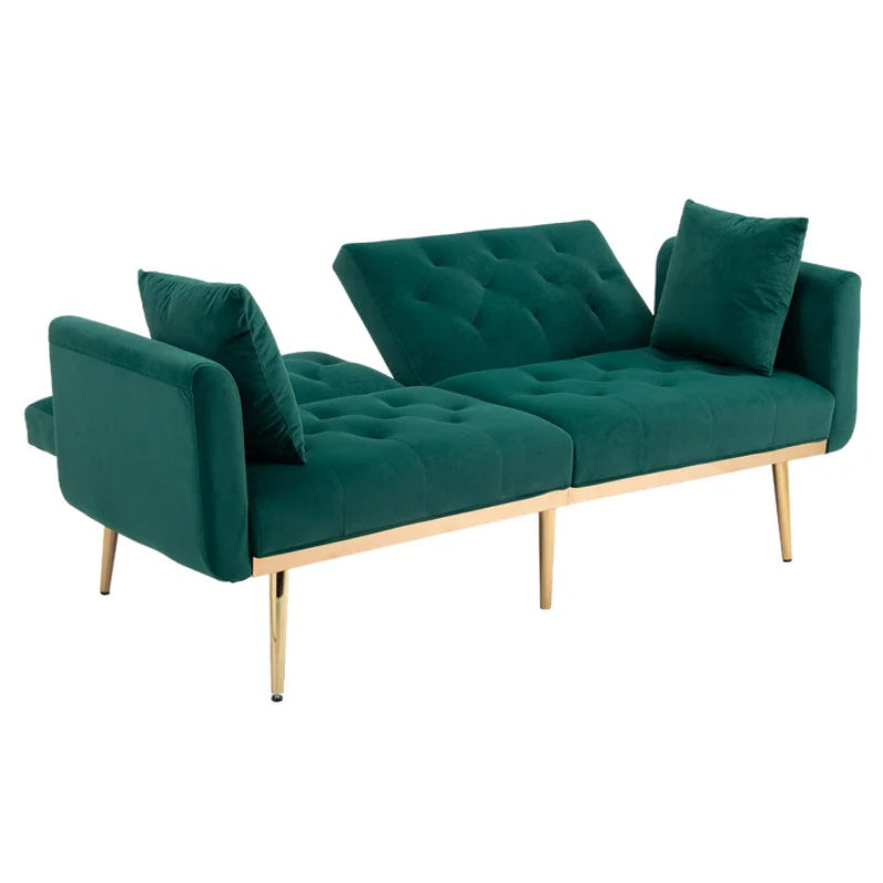 COOLMORE Velvet Sofa , Accent sofa .loveseat sofa with metal feet-海智集-Default-