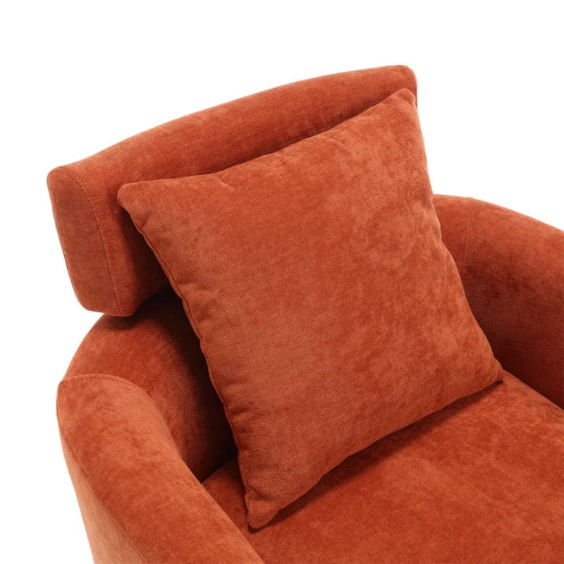 COOLMORE 360 degree rotation design, multi-gear adjustment backrest, soft and comfortable chenille fabric, ergonomic design of the living room chair-海智集-Default-