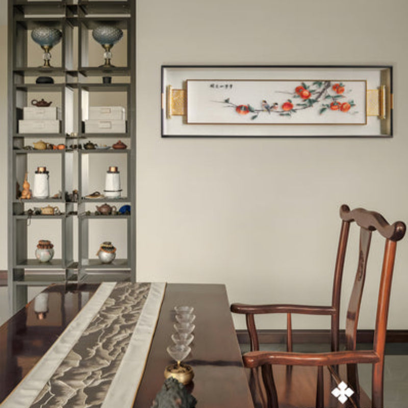 Chinese Calligraphy Wall Art - New Style Ink Wash Scroll for Study Room-海智集-
