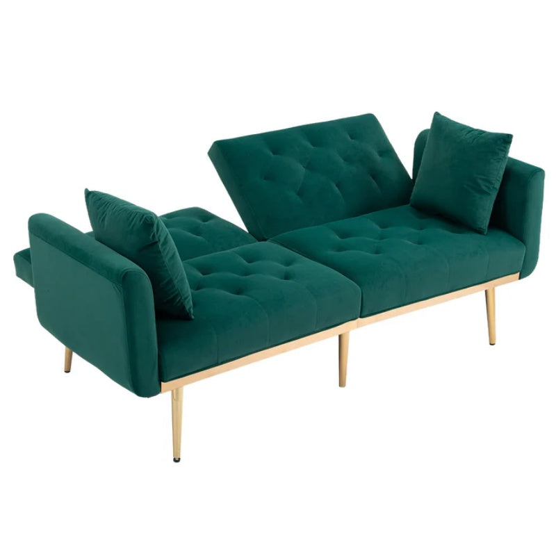 COOLMORE Velvet Sofa , Accent sofa .loveseat sofa with metal feet-海智集-Default-