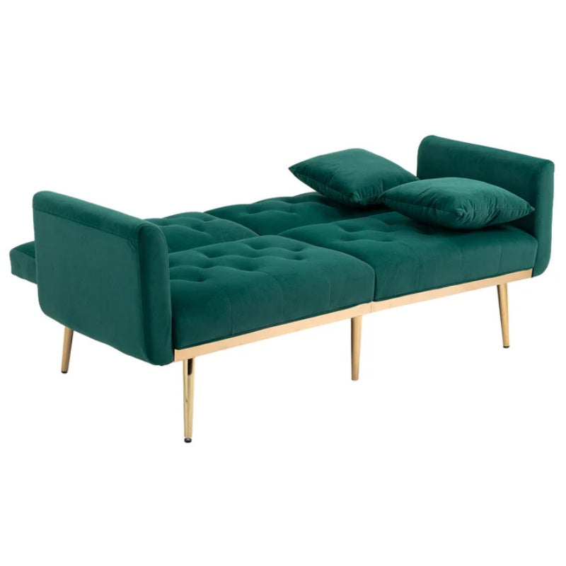 COOLMORE Velvet Sofa , Accent sofa .loveseat sofa with metal feet-海智集-Default-