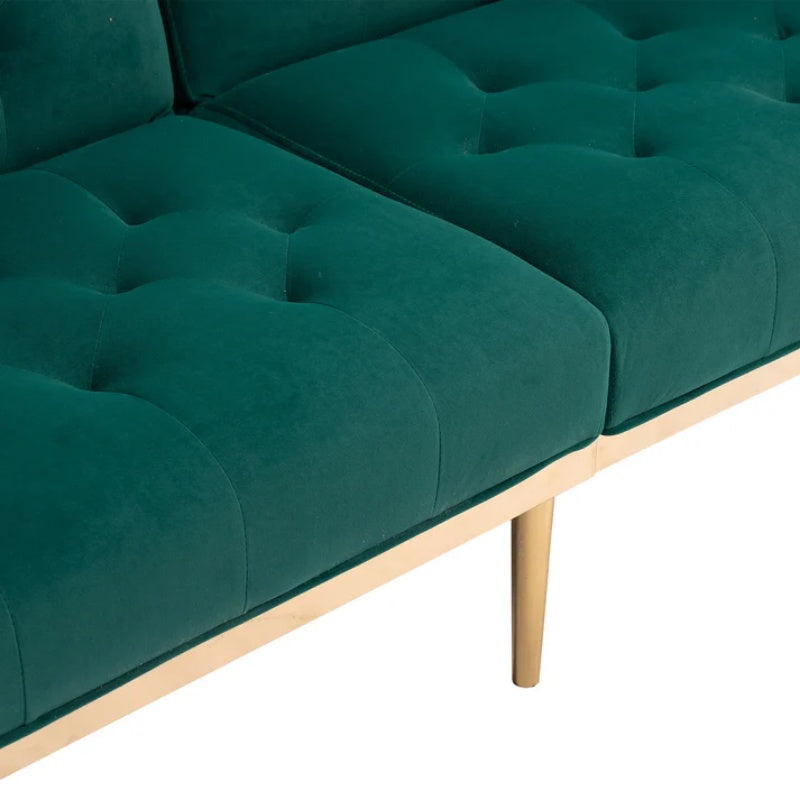 COOLMORE Velvet Sofa , Accent sofa .loveseat sofa with metal feet-海智集-Default-