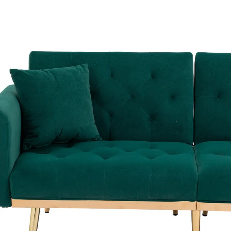 COOLMORE Velvet Sofa , Accent sofa .loveseat sofa with metal feet-海智集-Default-