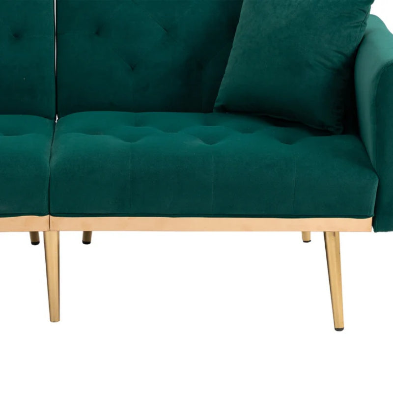 COOLMORE Velvet Sofa , Accent sofa .loveseat sofa with metal feet-海智集-Default-