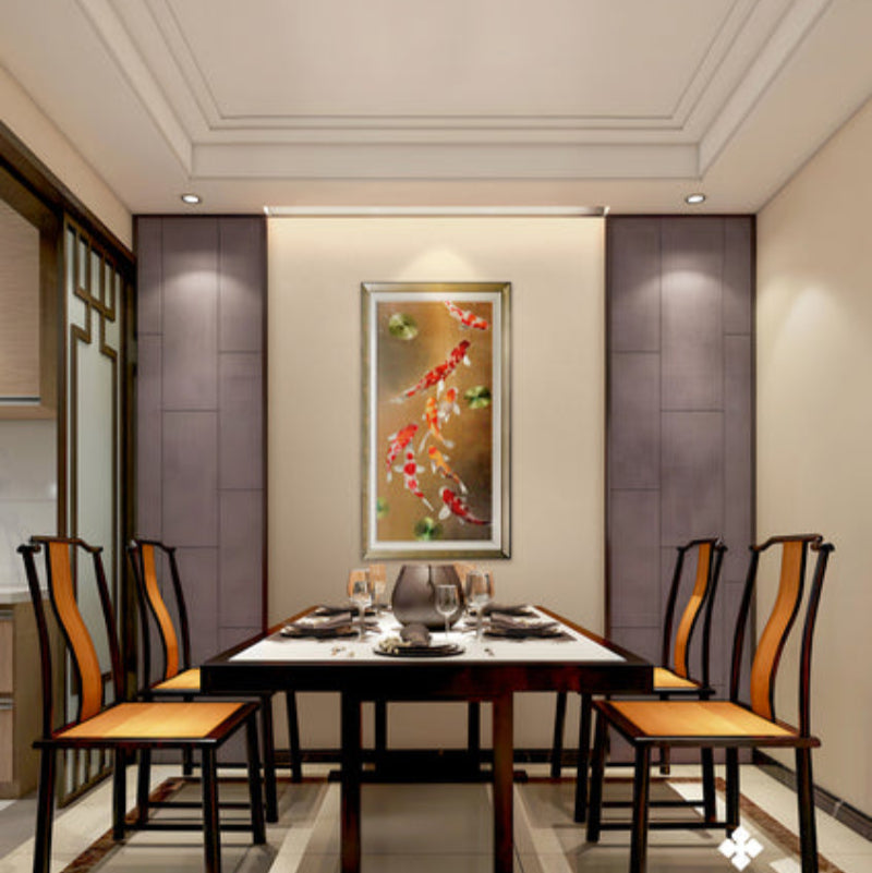 Chinese Calligraphy Wall Art - New Style Ink Wash Scroll for Study Room-海智集-