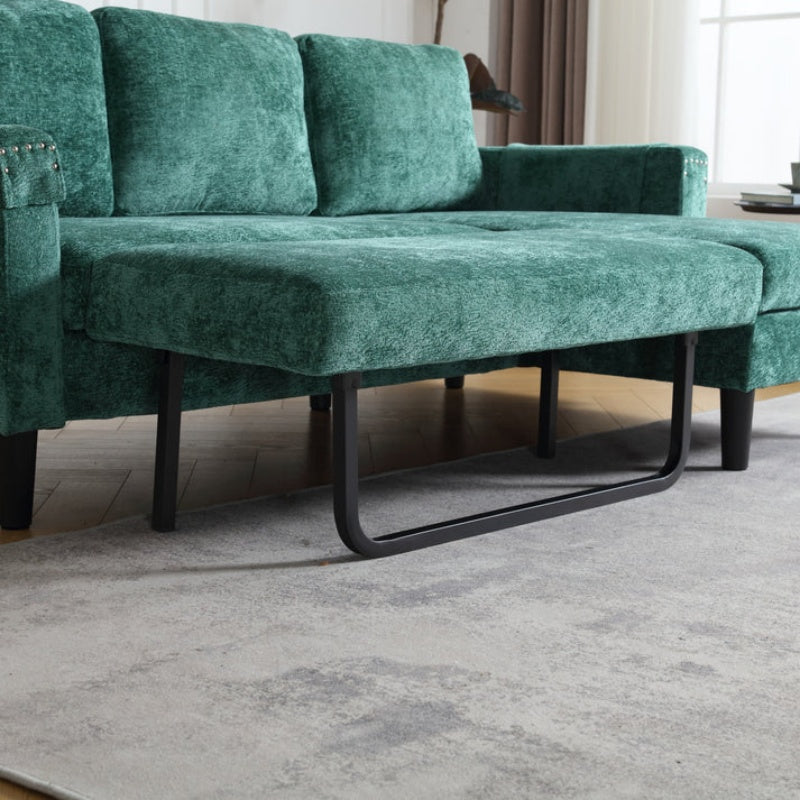 UNITED Sectional Sofa Reversible Sectional Sleeper Sectional Sofa with Storage Chaise-海智集-Default-
